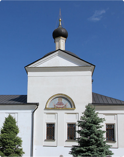 Покровский храм  Высоцкого монастыря